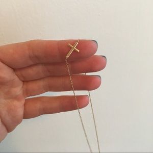 Gold Cross Necklace